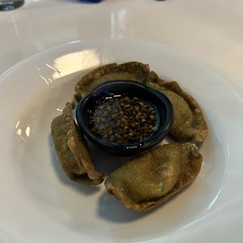 Mangosteen Grill & Lounge - Spicy veggie dumplings - Asian Fusion Near Me - Dunedin, Florida Mangosteen Grill & Lounge - Spicy veggie dumplings - Asian Fusion Near Me - Dunedin, Florida