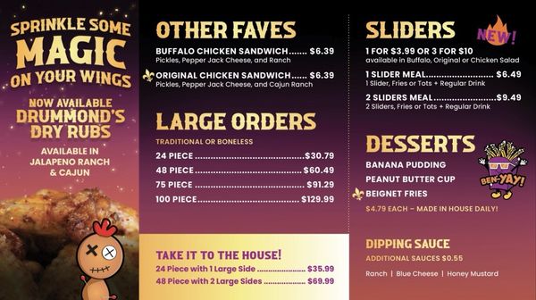 Menu photo 3 VooDoo Wing Company Chapel Hill, NC Menu photo 3 VooDoo Wing Company Chapel Hill, NC