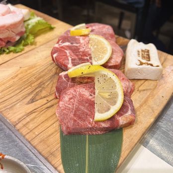 Yangmani - Beef tongue. Look how thicc she is - Korean Near Me - Rowland Heights, California