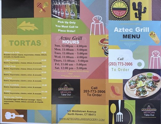 Menu photo 2 Aztec Grill & Grocery North Haven, CT Menu photo 2 Aztec Grill & Grocery North Haven, CT