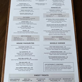 The Great Hall Gastropub - Menu recto - Gastropubs Near Me - Jasper, Alberta The Great Hall Gastropub - Menu recto - Gastropubs Near Me - Jasper, Alberta