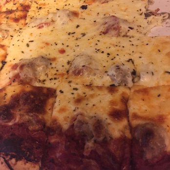 Pizza Palace - Thin sausage & pepperoni - Pizza Near Me - Cedar Lake, Indiana