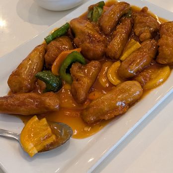 VeGreen Vegetarian Fusion Restaurant - Orange Chicken - Vegan Near Me - Duluth, Georgia