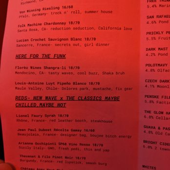 Key Klub - Wine menu March 2025 - Wine Bars Near Me - San Francisco, California