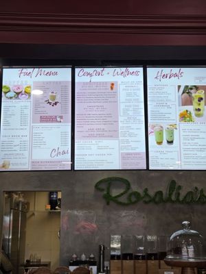Menu photo 2 Rosalia's Botanical Cafe Boca Raton, FL Menu photo 2 Rosalia's Botanical Cafe Boca Raton, FL