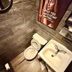 Carl's Tavern - Small Men's Room right by the bar