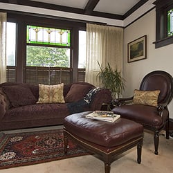 Fisher House Bed & Breakfast - The living room (that couch is unbelievably comfy!)
