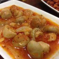La Patata Brava - Doble tapa de champiñón.