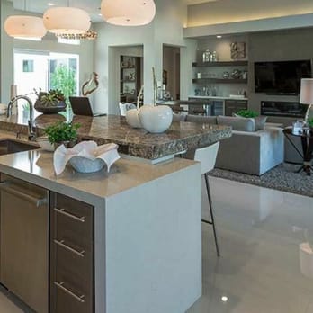 Nature'stone - a modern kitchen and living room - General Contractors Near Me - North Palm Springs, California Nature'stone - a modern kitchen and living room - General Contractors Near Me - North Palm Springs, California