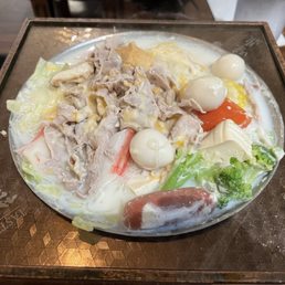 Cheesy Milk Hot Soup