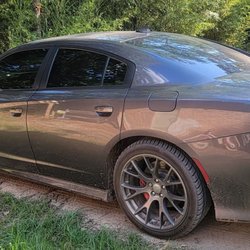 Lakes Area Window Tinting - 5% tint on my Charger. These guys did a fantastic job!
