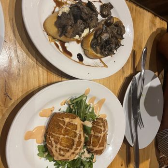 Risibisi - Bruschetta with mushrooms and arancini - Italian Near Me - Petaluma, California