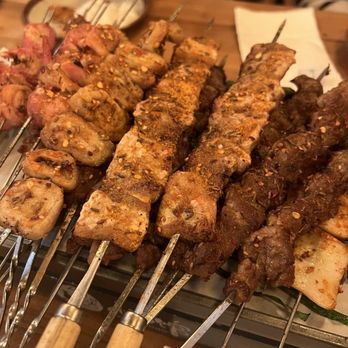 Dynasty BBQ - Assorted skewers - Chinese Near Me - Newark, California Dynasty BBQ - Assorted skewers - Chinese Near Me - Newark, California