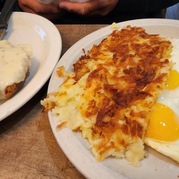 Bill's Cafe - Chicken Fried Steak w/ hash and sunny side eggs - Breakfast & Brunch Near Me - San Jose, California
