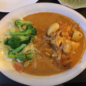 Thai by Thai - Salmon with curry - Noodles Near Me - Palm Coast, Florida Thai by Thai - Salmon with curry - Noodles Near Me - Palm Coast, Florida