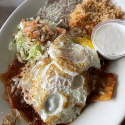 Red salsa Chilaquiles Red salsa Chilaquiles