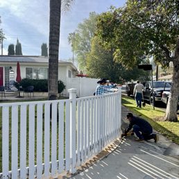 Original house and fence Original house and fence