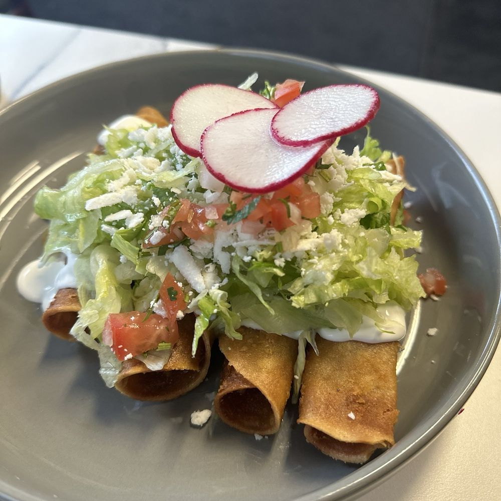 Potato flautas surf and turf Burito and torta carnitas Potato flautas surf and turf Burito and torta carnitas