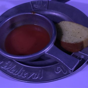 Medieval Times Dinner & Tournament - Tomato Bisque & Garlic Bread - Dinner Theater Near Me - Buena Park, California Medieval Times Dinner & Tournament - Tomato Bisque & Garlic Bread - Dinner Theater Near Me - Buena Park, California