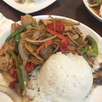 Thai Plate - Pad kar pow $14 - Thai Near Me - Jackson, Wyoming