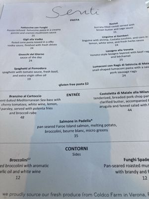 Menu photo 2 Senti Restaurant Pittsburgh, PA Menu photo 2 Senti Restaurant Pittsburgh, PA