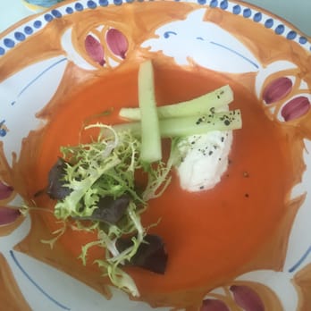 La Sponda - Tomato soup with ricotta - Bars Near Me - Positano, SA