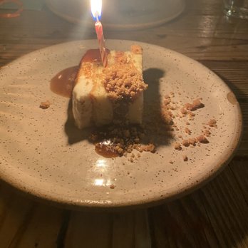 Campfire - Birthday dessert from the restaurant - New American Near Me - Carlsbad, California Campfire - Birthday dessert from the restaurant - New American Near Me - Carlsbad, California