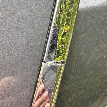 D & S Body Shop - Cracked Grill frame due to flying debris on freeway - Body Shops Near Me - San Ramon, California