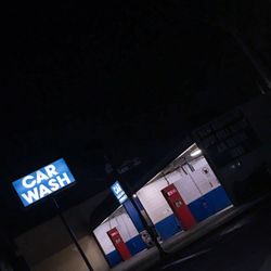 Car Wash - Well lit bays for late night wash ...
