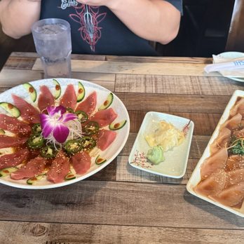 E Sushi - Toro Tataki and Albacore Sashimi - Japanese Near Me - Whittier, California