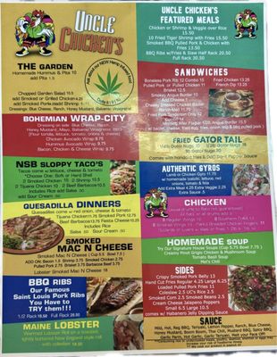 Menu photo 2 Uncle Chicken's New Smyrna Beach, FL