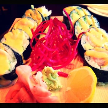 Bangkok Belly - F9. Spicy Scallop Roll ($7) & J13. Mexican Maki ($7) - Thai Near Me - Des Plaines, Illinois