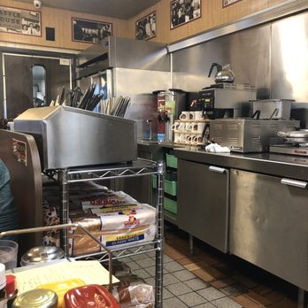 Waffle House - View of kitchen from our booth - Diners Near Me - Albuquerque, New Mexico
