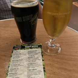 Beers! Oatmeal Stout and gravel city kolsch