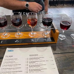 A flight of the still meads.