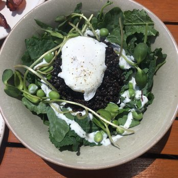 Watertable - Black Lentil Breakfast Bowl - New American Near Me - Huntington Beach, California