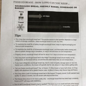 Moses Bread - Helpful tips sheet on keeping your bread fresh :) Thanks Moses! - Bakeries Near Me - Santa Ana, California Moses Bread - Helpful tips sheet on keeping your bread fresh :) Thanks Moses! - Bakeries Near Me - Santa Ana, California