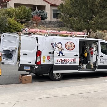 A-1 quality care heating and air conditioning - Well equipped van - Heating & Air Conditioning/HVAC Near Me A-1 quality care heating and air conditioning - Well equipped van - Heating & Air Conditioning/HVAC Near Me