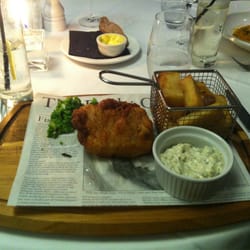 Alverton Manor Hotel - Fish and chips - delicious!