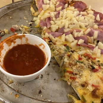 Pappy’s Pizzeria - Half Hawaiian, I think they forgot to add the pineapple until after it was cooked. Looks like a can of pineapple was dumped on top - Pizza Near Me - Redmond, Oregon Pappy’s Pizzeria - Half Hawaiian, I think they forgot to add the pineapple until after it was cooked. Looks like a can of pineapple was dumped on top - Pizza Near Me - Redmond, Oregon