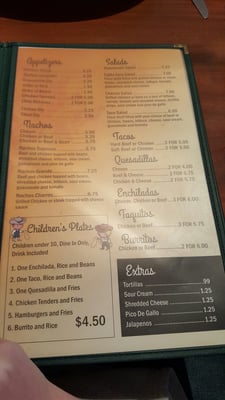 Menu photo 4 El Jinete Mexican Restaurant Cumberland, VA Menu photo 4 El Jinete Mexican Restaurant Cumberland, VA