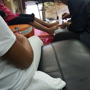 Fancy Nails - First time here! My girls are excited! - Nail Salons Near Me - Aloha, Oregon