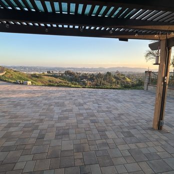 System Pavers - View from my kitchen window. - Masonry/Concrete Near Me - West Covina, California