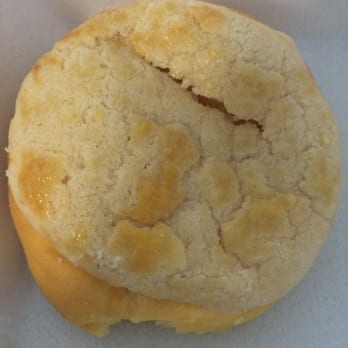 Honolulu Kitchen - Can't remember the name of this creation but it has and almond cookie topping and custard inside. - Chinese Near Me - Waipahu, Hawaii
