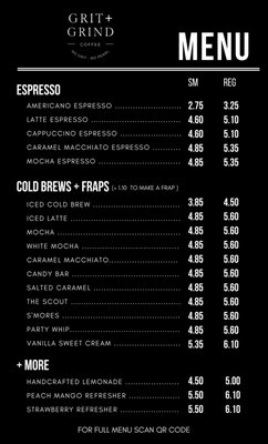 Menu photo 3 Grit + Grind Coffee Opp, AL