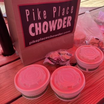 Pike Place Chowder - 4-Sampler Feast - Seafood Near Me - Seattle, Washington Pike Place Chowder - 4-Sampler Feast - Seafood Near Me - Seattle, Washington