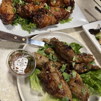 Snackboxe Bistro - jeow bong wings lemongrass pork ribs - Laotian Near Me - Duluth, Georgia
