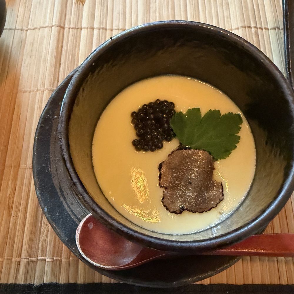 Masamitsu - Chawanmushi with truffle and caviar - Japanese Near Me - San Marino, California Masamitsu - Chawanmushi with truffle and caviar - Japanese Near Me - San Marino, California
