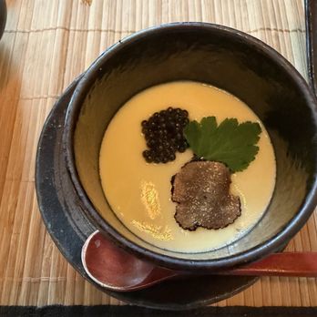 Masamitsu - Chawanmushi with truffle and caviar - Japanese Near Me - San Marino, California Masamitsu - Chawanmushi with truffle and caviar - Japanese Near Me - San Marino, California