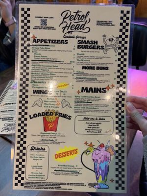 Menu photo 6 Petrol Head Las Vegas, NV